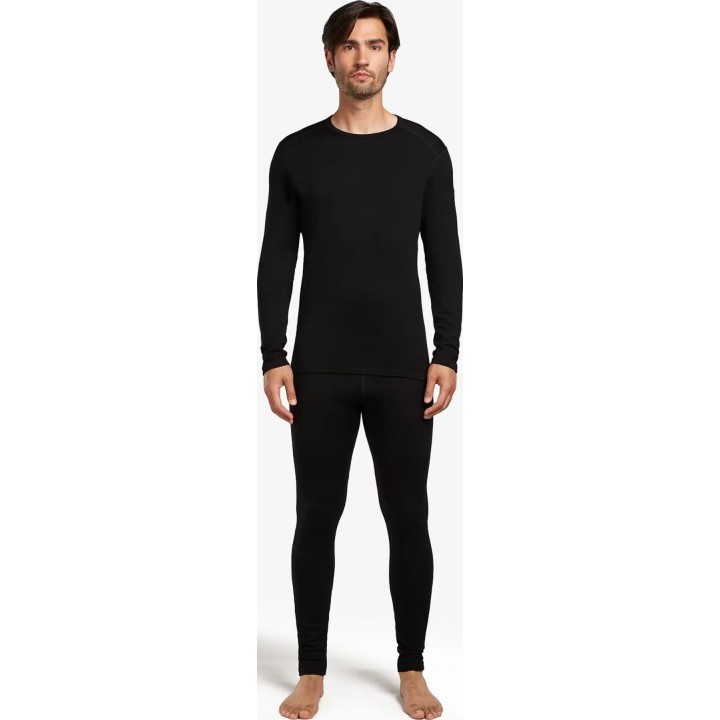 Icebreaker Merino 260 Tech LS Crewe Uomo Nero XXL