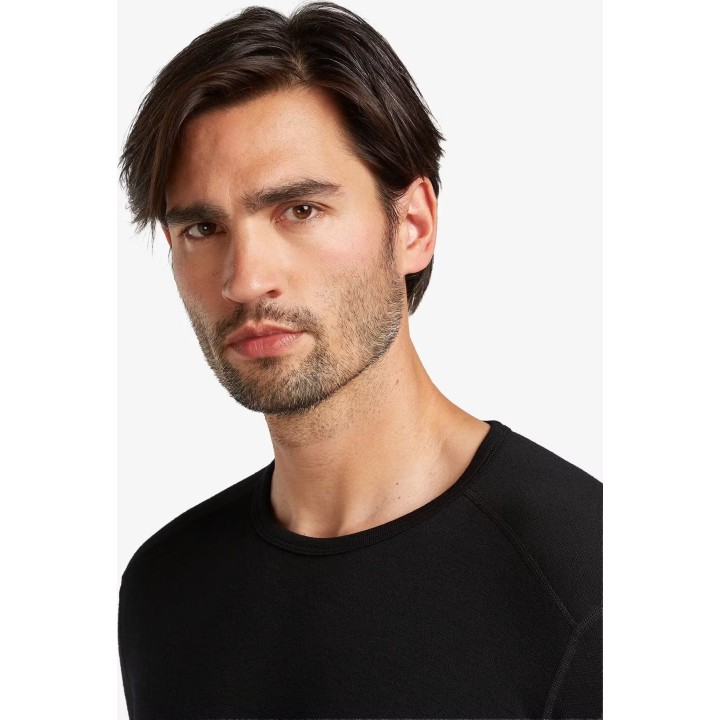 Icebreaker Merino 260 Tech LS Crewe Uomo Nero XXL