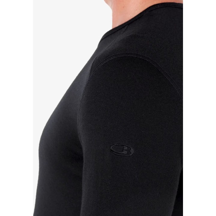 Icebreaker Merino 260 Tech LS Crewe Uomo Nero XXL