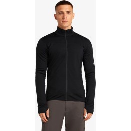 Icebreaker Merino Blend 300 RealFleece Descender LS Zip Black S