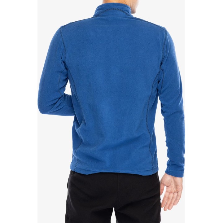 Jersey de forro polar Columbia Klamath Range II con media cremallera, color azul montaña, talla M
