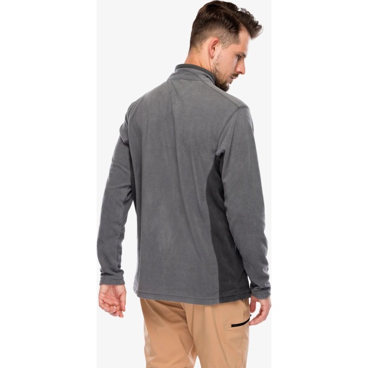 Columbia Klamath Range II Fleece-Pullover mit halbem Reißverschluss, City Grey/Shark, XL