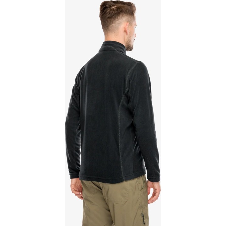 Jersey de forro polar Columbia Klamath Range II con media cremallera, negro, talla M