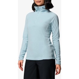 Pullover in pile da donna Columbia Glacial IV con mezza zip, colore blu marino chiaro, taglia M