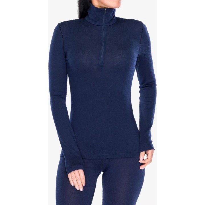 Icebreaker Merino 260 Tech Women’s LS Half-Zip Top Midnight Navy XS