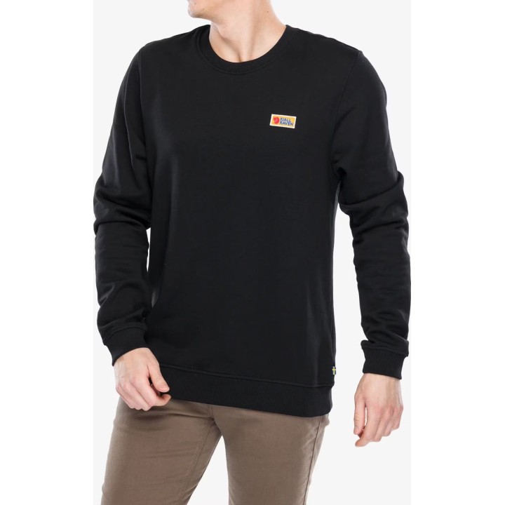 Fjällräven Vardag Pullover Herren Schwarz M