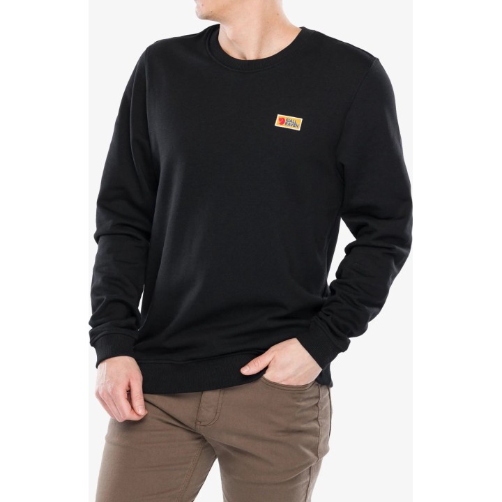 Jersey Fjällräven Vardag para hombre, negro, talla M