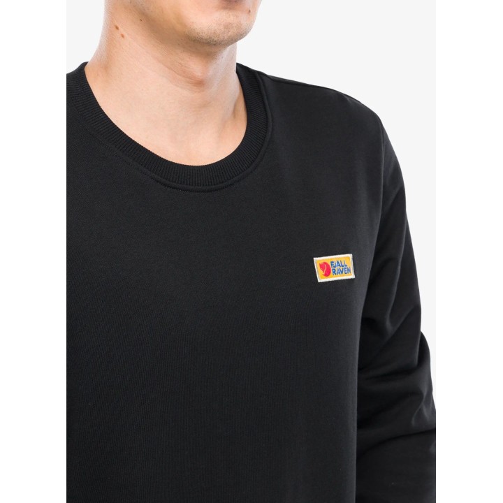 Fjällräven Vardag Pullover Herren Schwarz M
