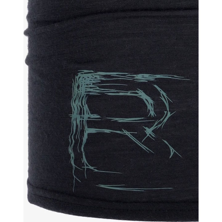 Ortovox 120 Tec Logo, calentador de cuello, negro, talla M