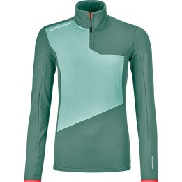 Ortovox Fleece Light Zip Neck Women Arctic Grey M
