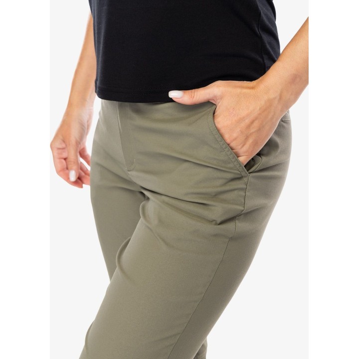 Pantalones Columbia Leslie Falls para mujer, negros, talla M