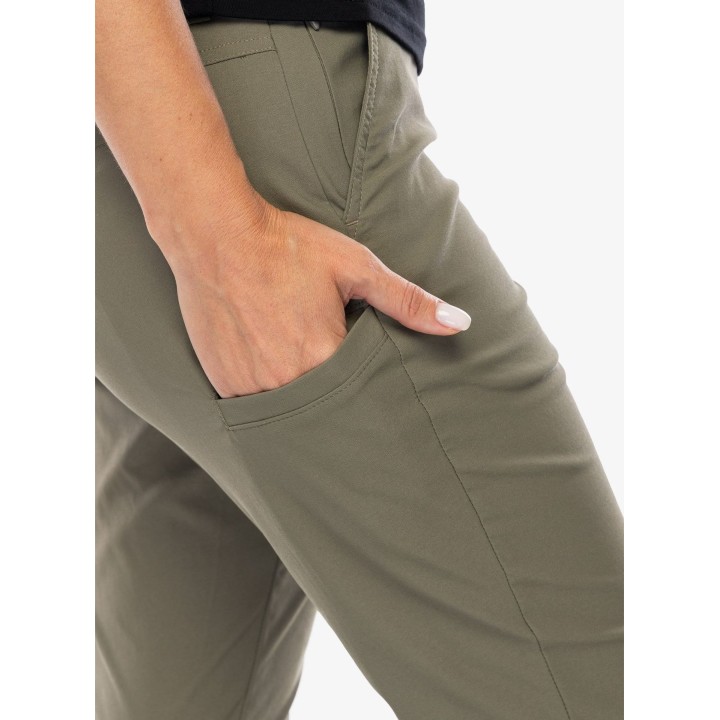 Pantalones Columbia Leslie Falls para mujer, negros, talla M