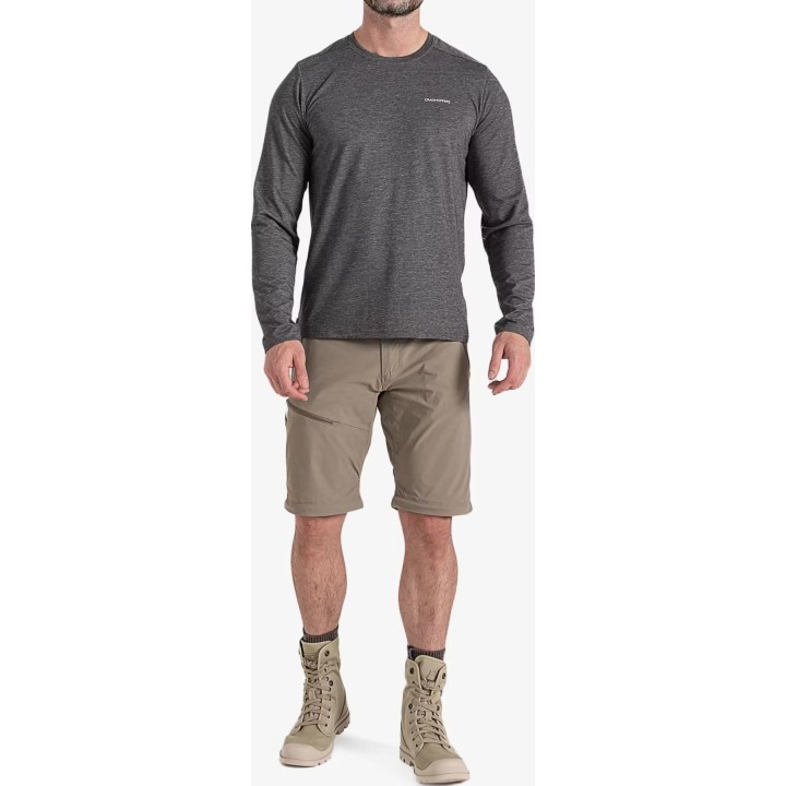 Pantalones convertibles Craghoppers NosiLife Pro III, color Pebble S