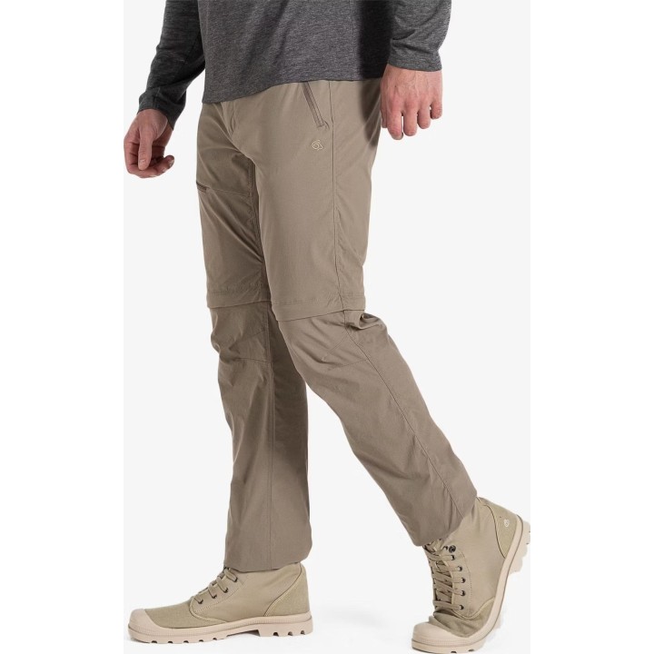 Pantalones convertibles Craghoppers NosiLife Pro III, color Pebble S