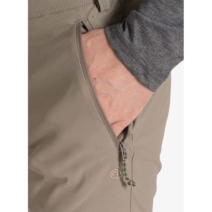 Pantalones convertibles Craghoppers NosiLife Pro III, color Pebble S