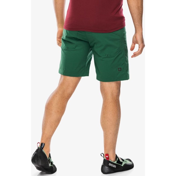 Pantalones cortos de escalada Ocun Mania Shorty, verde oscuro, talla XL