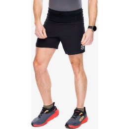 Short de course de trail Compressport pour homme, noir, taille L