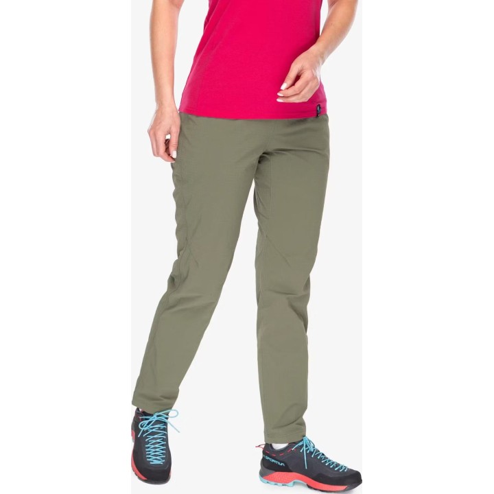 Pantalones de escalada La Sportiva Helixir para mujer, color Night Sky/Cypress, talla M