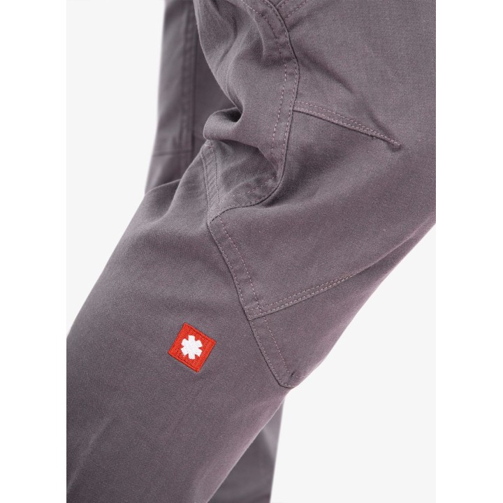Pantalones de escalada Ocun Cronos, gris Excalibur, talla L