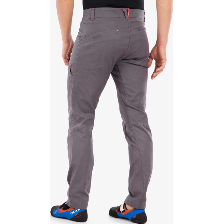 Pantalones de escalada Ocun Cronos, gris Excalibur, talla L