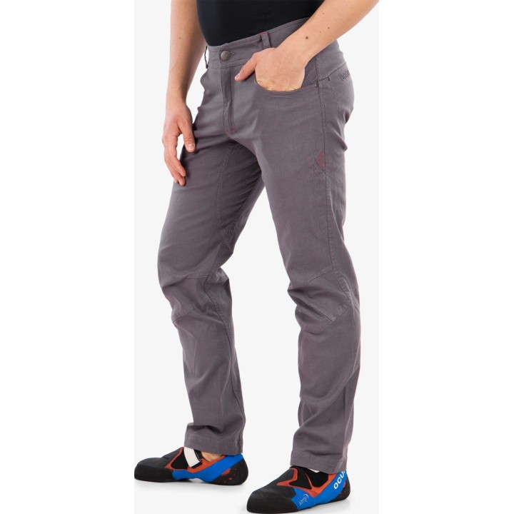 Pantalones de escalada Ocun Cronos, gris Excalibur, talla L