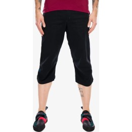 Calças de escalada Ocun Jaws 3/4, Caviar Black, tamanho S