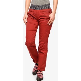 Pantalones de escalada Ocun Pantera para mujer, color vino, talla M