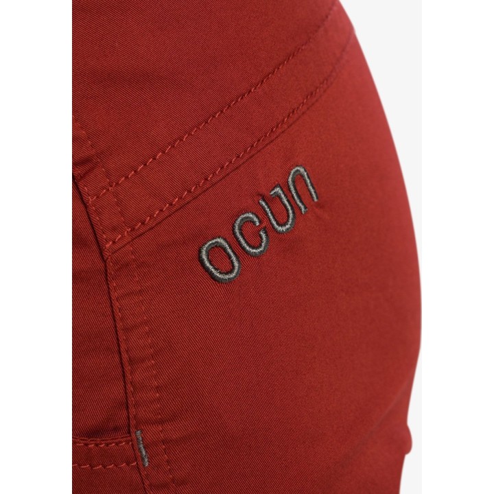 Pantalones de escalada Ocun Pantera para mujer, color vino, talla M