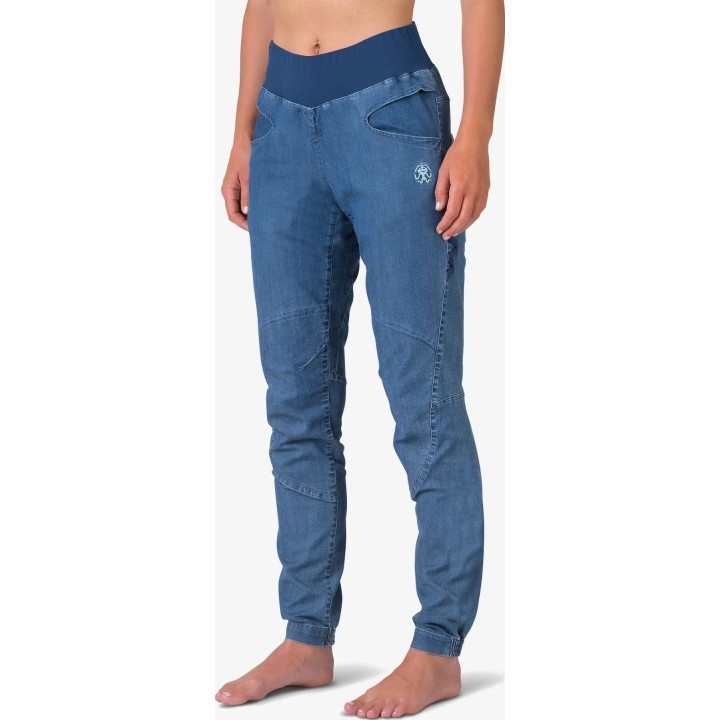 Pantalones de escalada para mujer Rafiki Chain, vaqueros, talla M