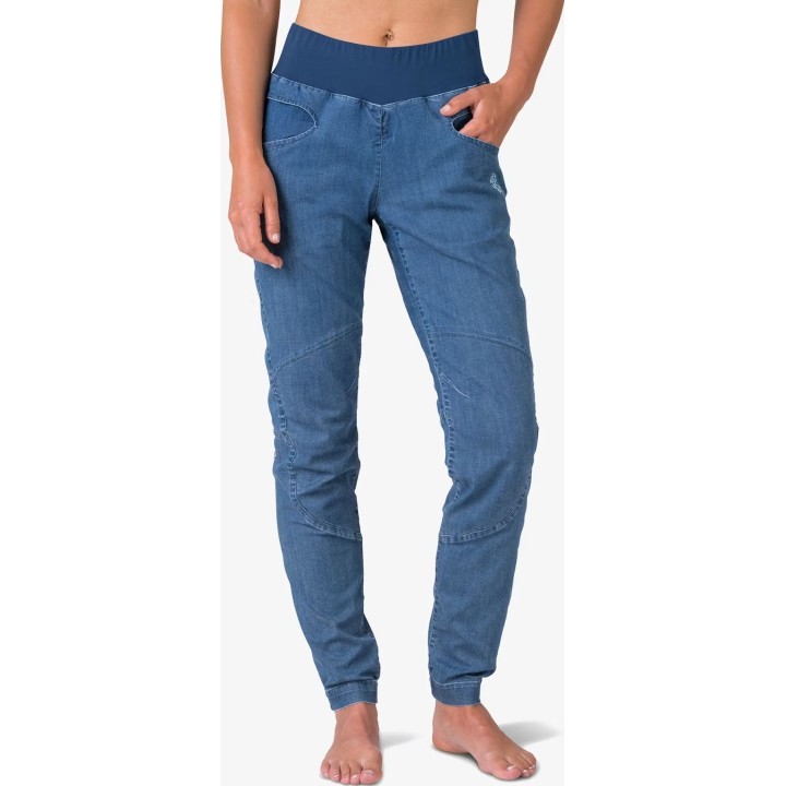Pantalones de escalada para mujer Rafiki Chain, vaqueros, talla M