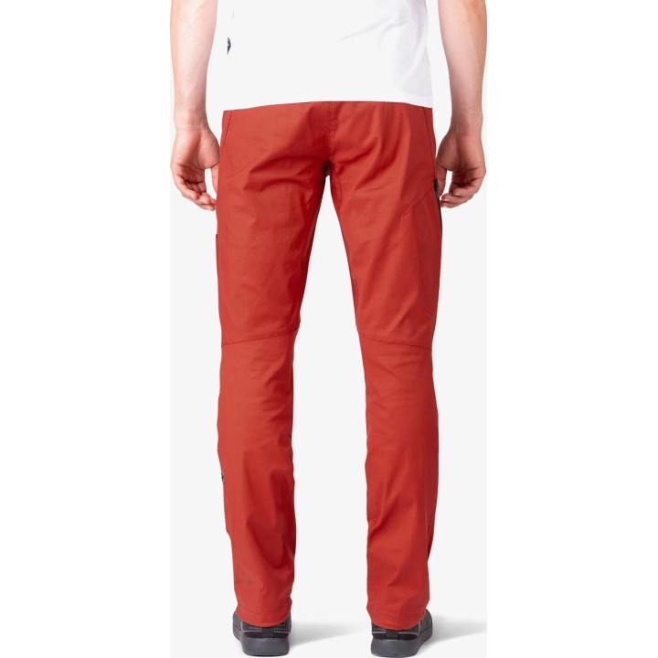 Pantalones de escalada Rafiki Crag, color Chili Oil/Graphite, talla L