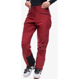 Pantaloni da sci alpinismo da donna Salewa Sella DST Hyb, colore Syrah