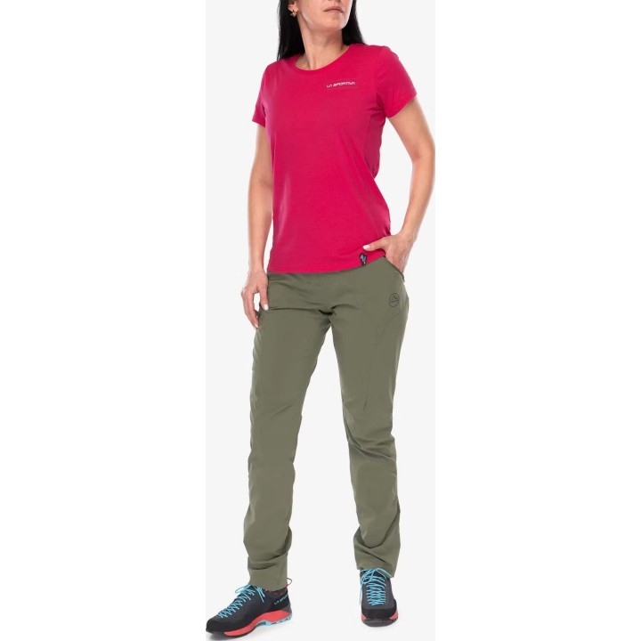 Pantalones de senderismo La Sportiva Monument para mujer, color Cypress/Night Sky, talla S