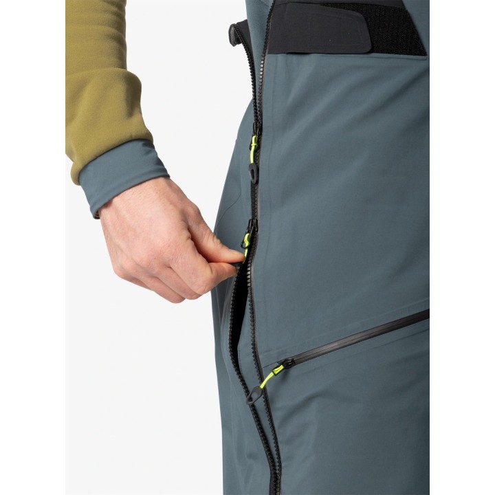 Pantalones Dynafit Tigard GTX para hombre, color Cinder/Negro, talla L