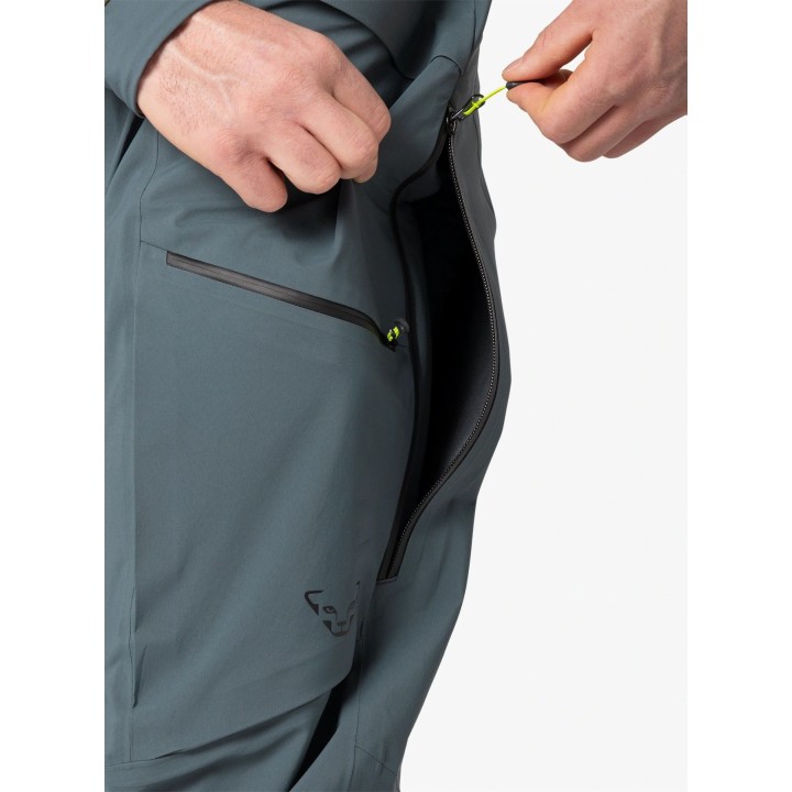 Pantaloni Dynafit Tigard GTX da uomo, colore Cinder/Nero, taglia M