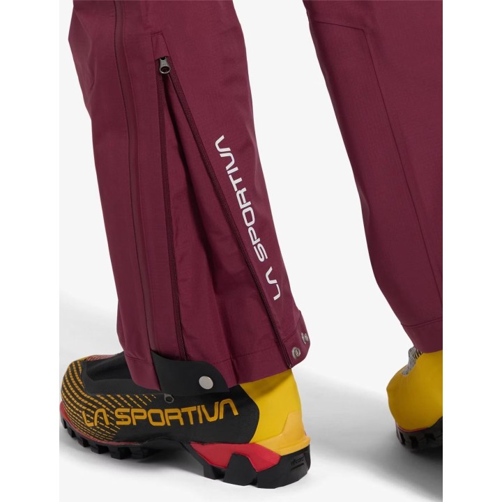 Pantalones La Sportiva Alpine Guide GTX Performance, color Redwood, talla XS