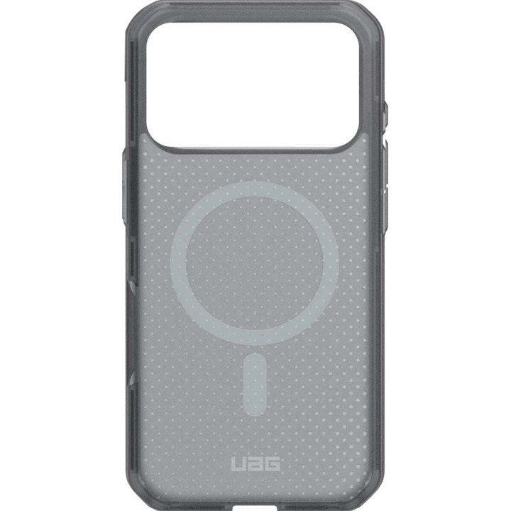 Capa UAG Dot MagSafe para iPhone 17 Pro, compatível com MagSafe (cor cinza).