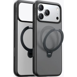 TORRAS Ostand Spin - Funda compatible con MagSafe para iPhone 17 Pro Max (negra)