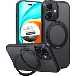 TORRAS Ostand Pro - MagSafe Compatible Case for iPhone 17 (Black)