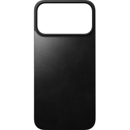 Funda trasera magnética de cuero NOMAD - Funda magnética para iPhone 17 Pro Max, compatible con MagSafe, cuero Horween (negro)