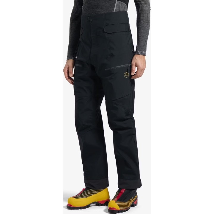 Pantalones La Sportiva Supercouloir GTX Pro para hombre, negros, talla L