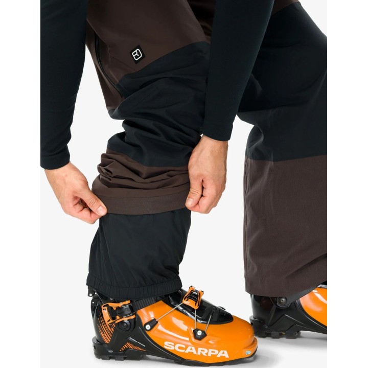 Ortovox Ravine Free 3L Hardshell-Hose Herren, Dark Chestnut, XL