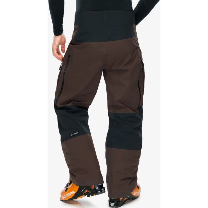 Ortovox Ravine Free 3L Hardshell-Hose Herren, Dark Chestnut, XL
