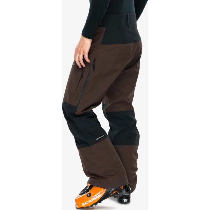 Ortovox Ravine Free 3L Hardshell Pants Men Dark Chestnut XL