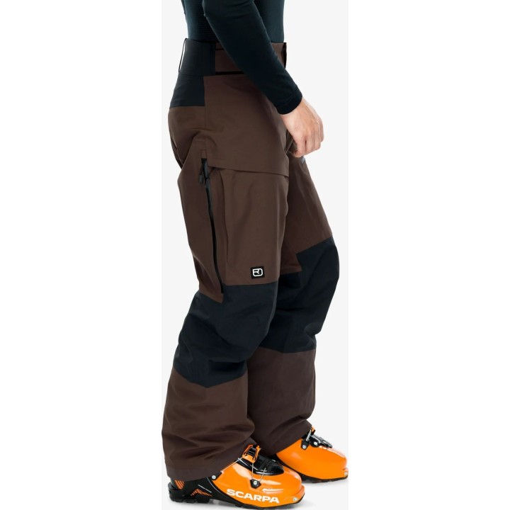 Ortovox Ravine Free 3L Hardshell Pants Men Dark Chestnut XL