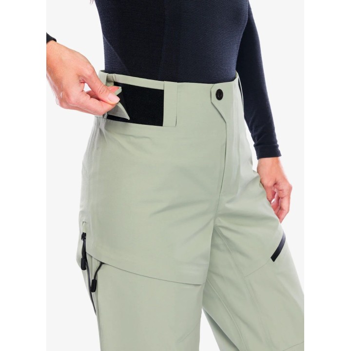 Ortovox Ravine Free 3L Hardshell Pants Women Green Sage S