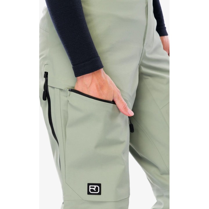 Ortovox Ravine Free 3L Hardshell-Hose Damen, Green Sage, Größe S