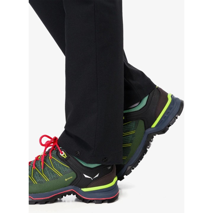 Pantalones Salewa Pedroc SW DST Wind para mujer, color negro mate