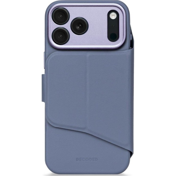 Cartera desmontable de silicona texturizada Decoded - Funda protectora para iPhone 17 Pro compatible con MagSafe (Forever Blue)