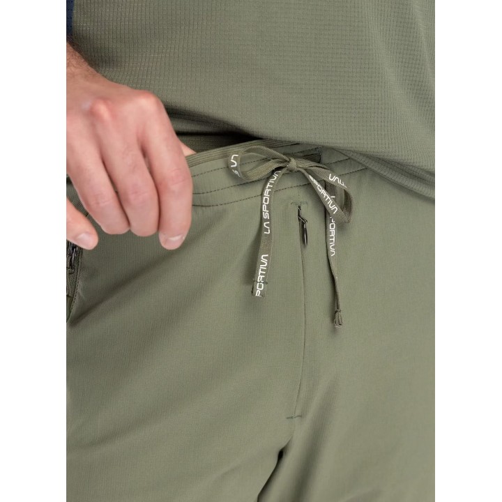 Pantalones Softshell Aequilibrium Speed de La Sportiva, color Cypress/Redwood, talla M